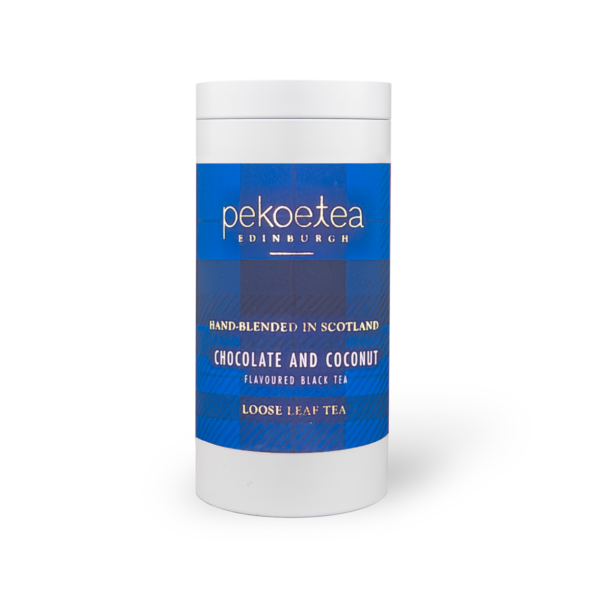 PekoeTea Edinburgh Chocolate And Coconut Flavoured Black Tea Caddy