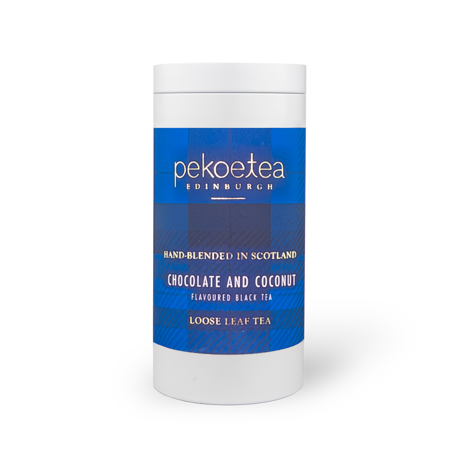 PekoeTea Edinburgh Chocolate And Coconut Flavoured Black Tea Caddy