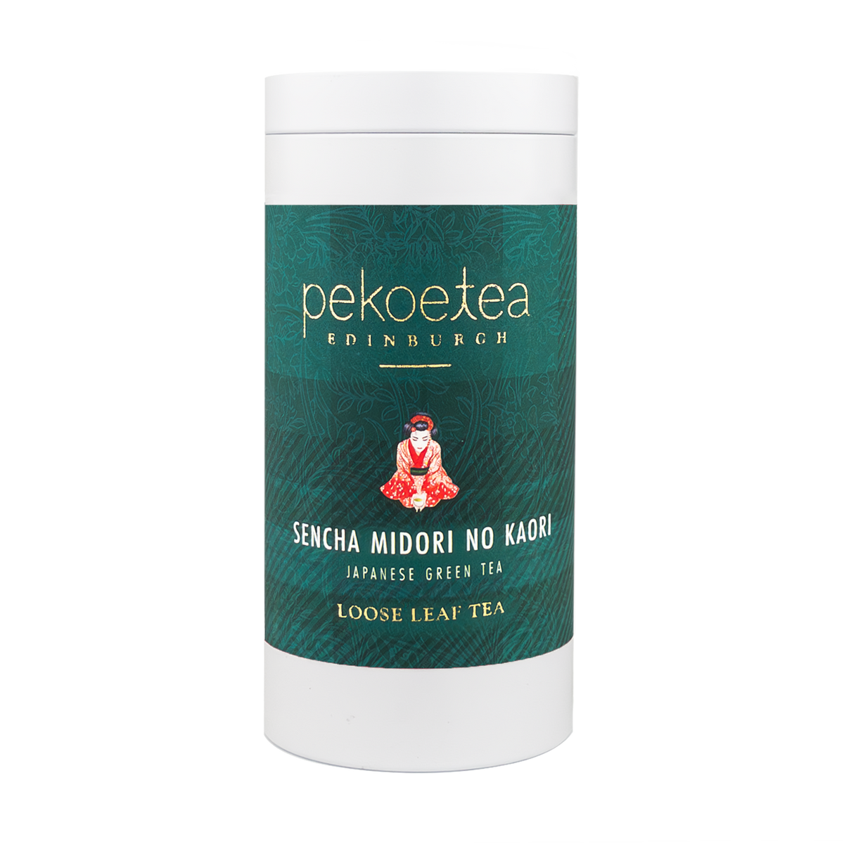 PekoeTea Edinburgh Tea Caddy Sencha Midori No Kaori Japanese Green Tea