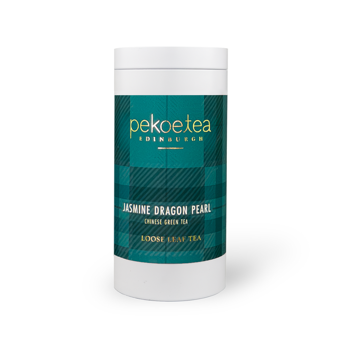 PekoeTea Edinburgh Jasmine Dragon Pearl Chinese Green Tea Caddy