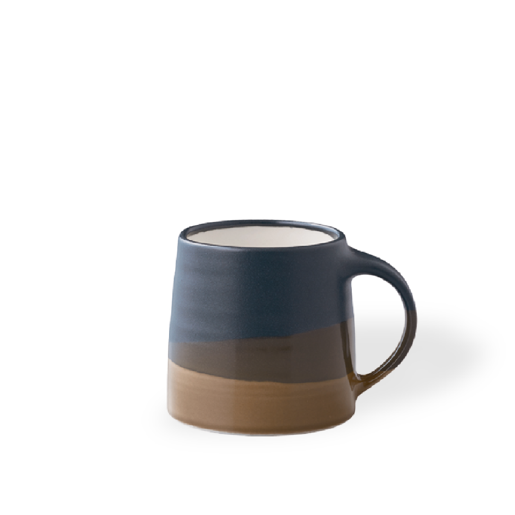 Kinto slow style coffee mug blue brown pekoetea edinburgh web image
