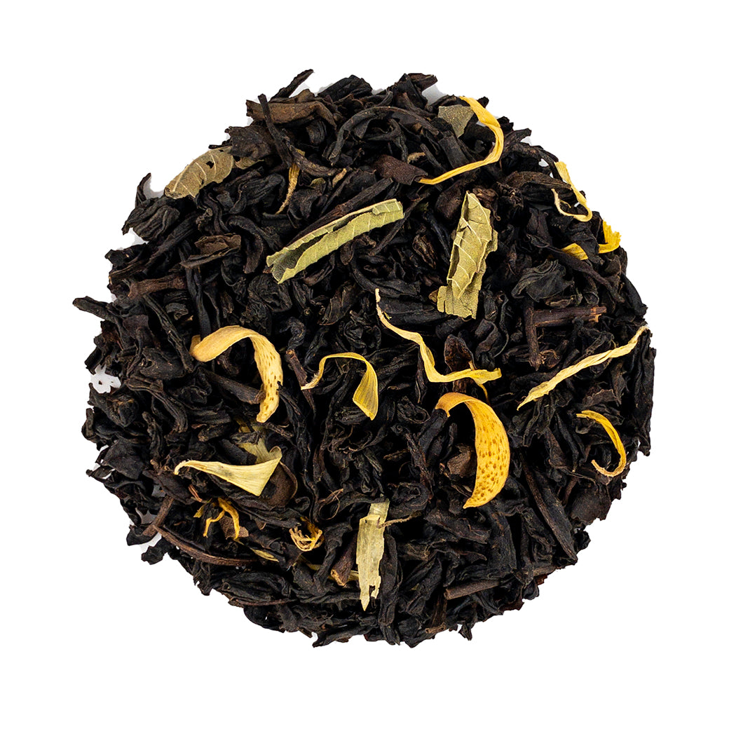 PekoeTea Edinburgh Secret Herb Garden Duchess Grey Hand Blended Flavoured Loose Leaf Tea Leaves