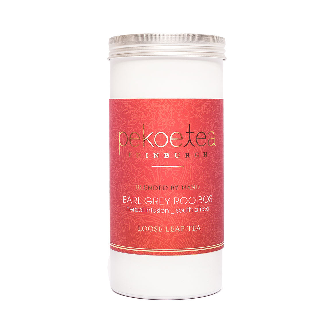 PekoeTea Edinburgh Earl Grey Rooibos Tea Caddy