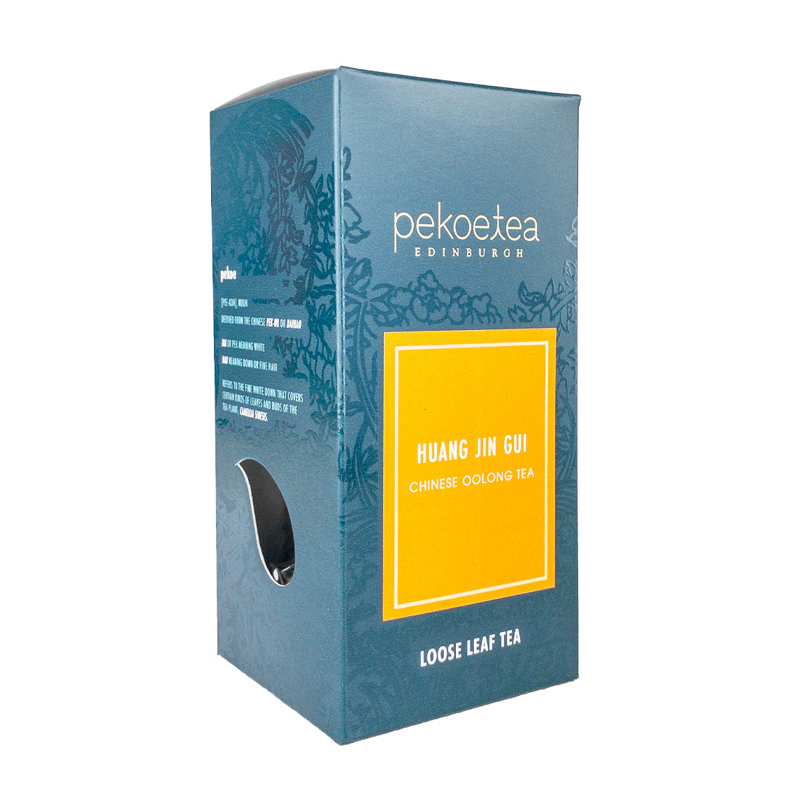 PekoeTea Edinburgh Huang Jin Gui Chinese Oolong Tea Loose Leaf Box