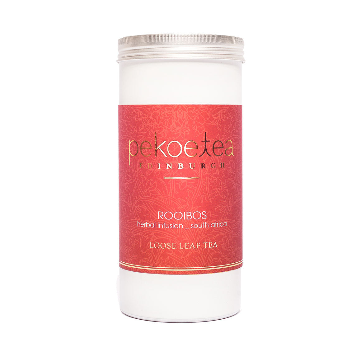 PekoeTea Edinburgh Rooibos Red Bush Tea Caddy