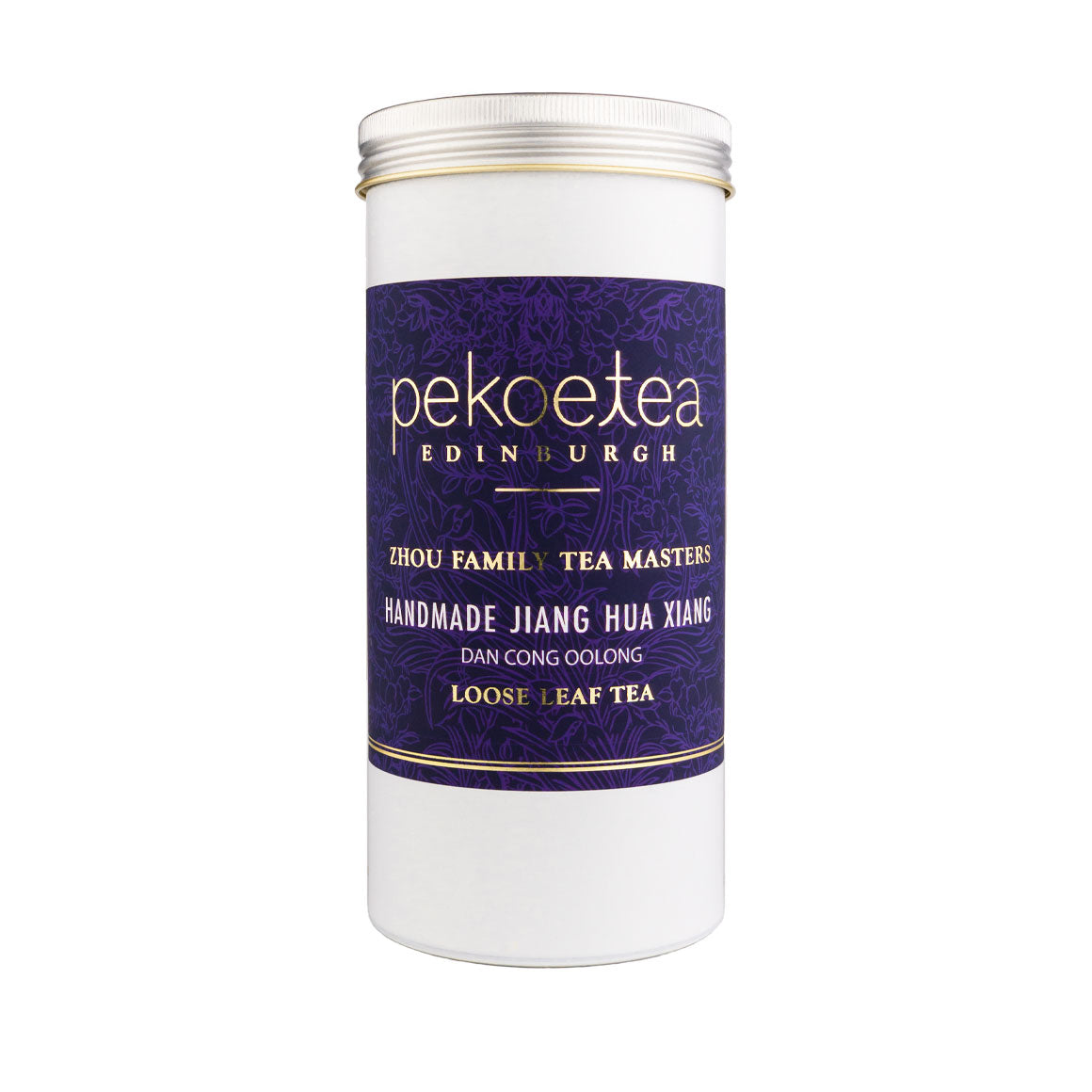 PekoeTea Edinburgh Handmade Jiang Hua Xiang Oolong Tea Loose Leaf Caddy